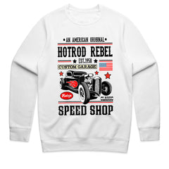 Hot Rod Rebel Vintage Classic Car T-Shirt – 1950s Rockabilly Custom Garage Tee