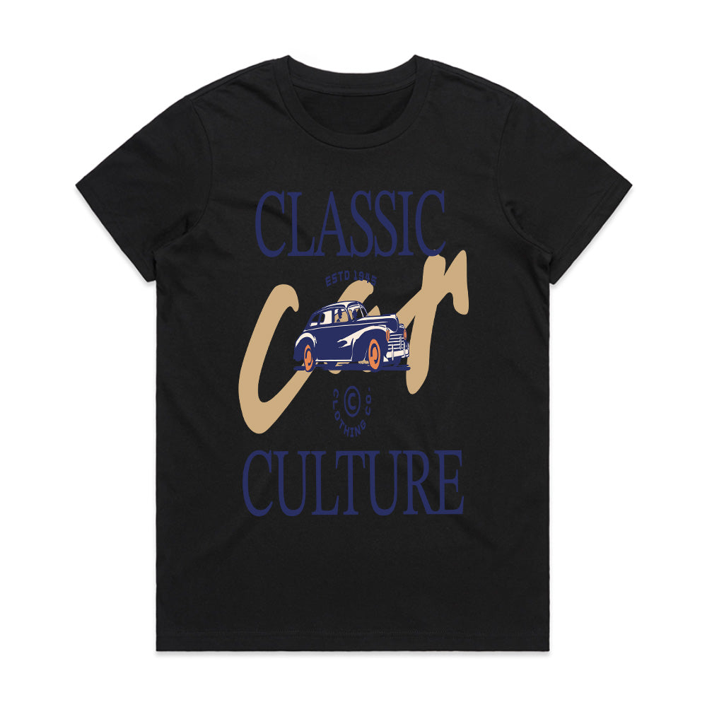 Classic Car Culture – Timeless Automotive Heritage Tee