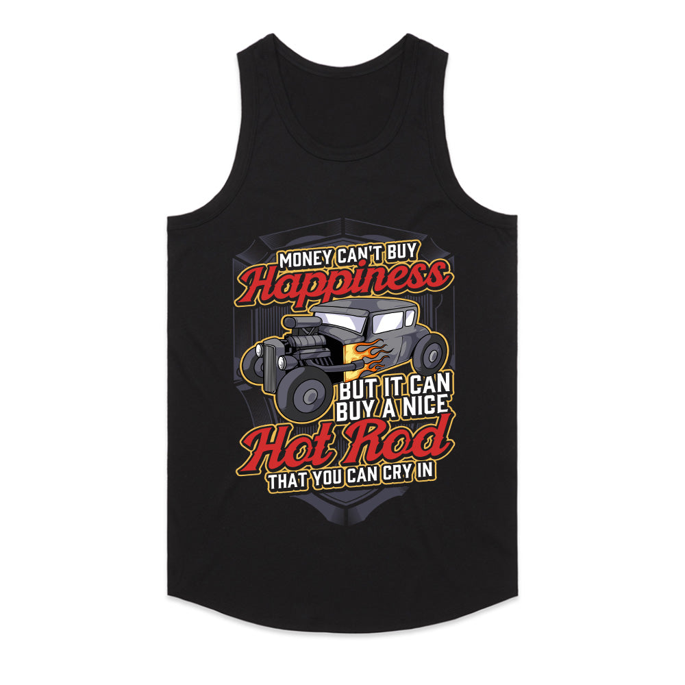 Hot Rod Happiness T-Shirt – Funny Classic Car Enthusiast Gift Tee