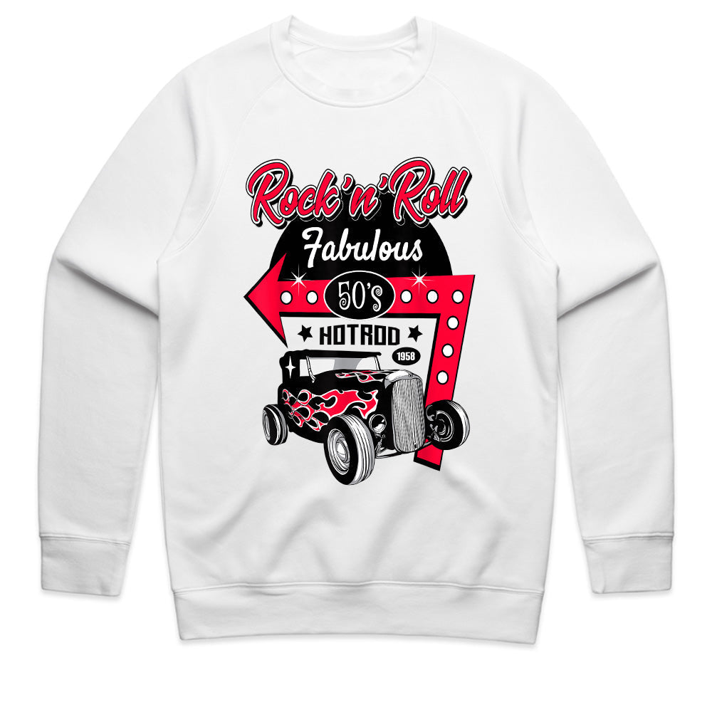 Rock 'n' Roll Fabulous 50s Hot Rod T-Shirt – Vintage Rockabilly Classic Car Tee