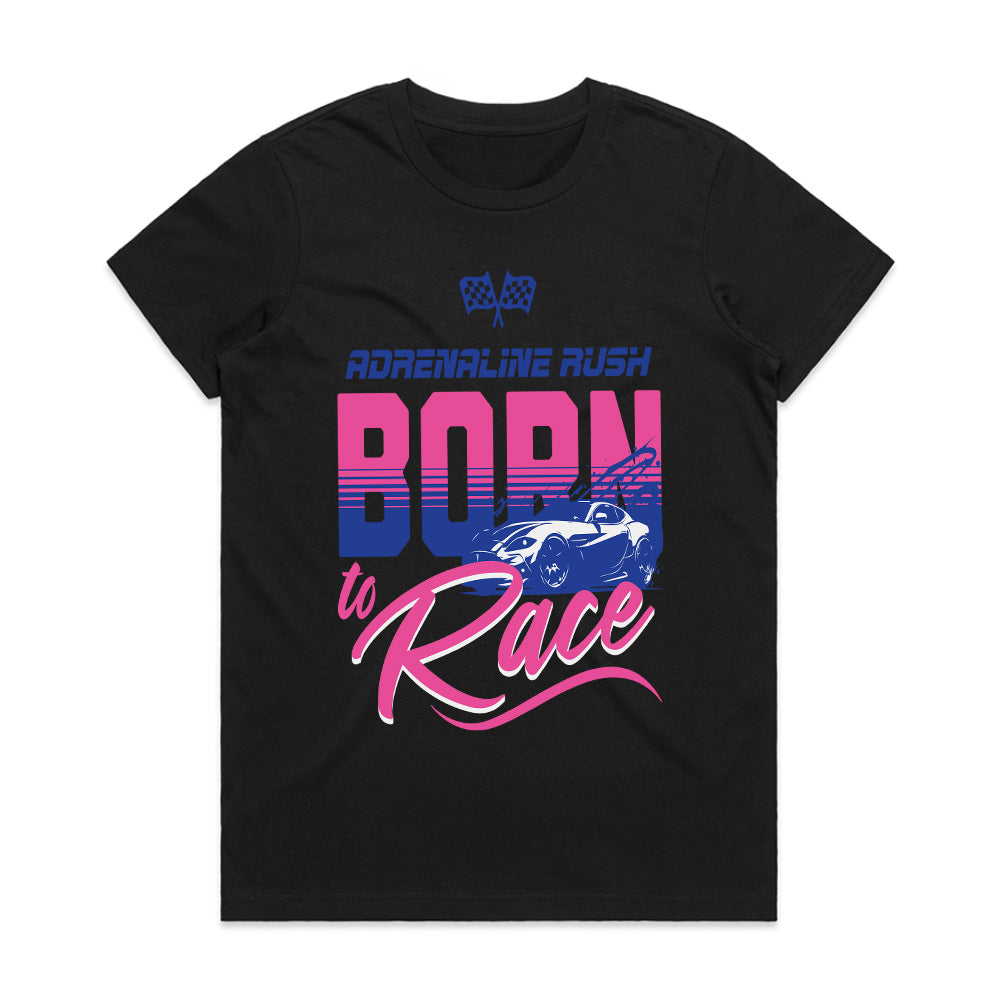 Born to Race – Adrenaline Rush Racing T-Shirt