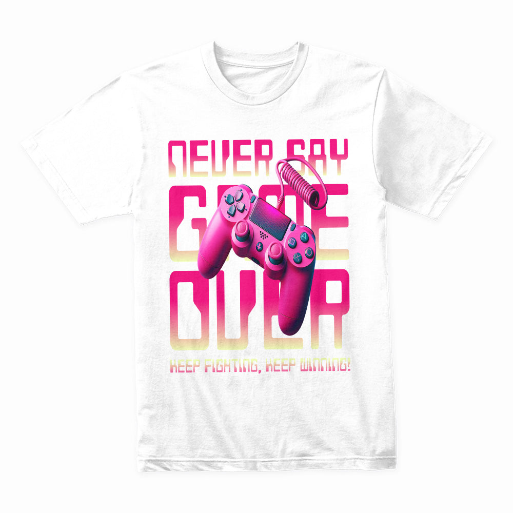 Never Say Game Over – Retro Gamer Tee