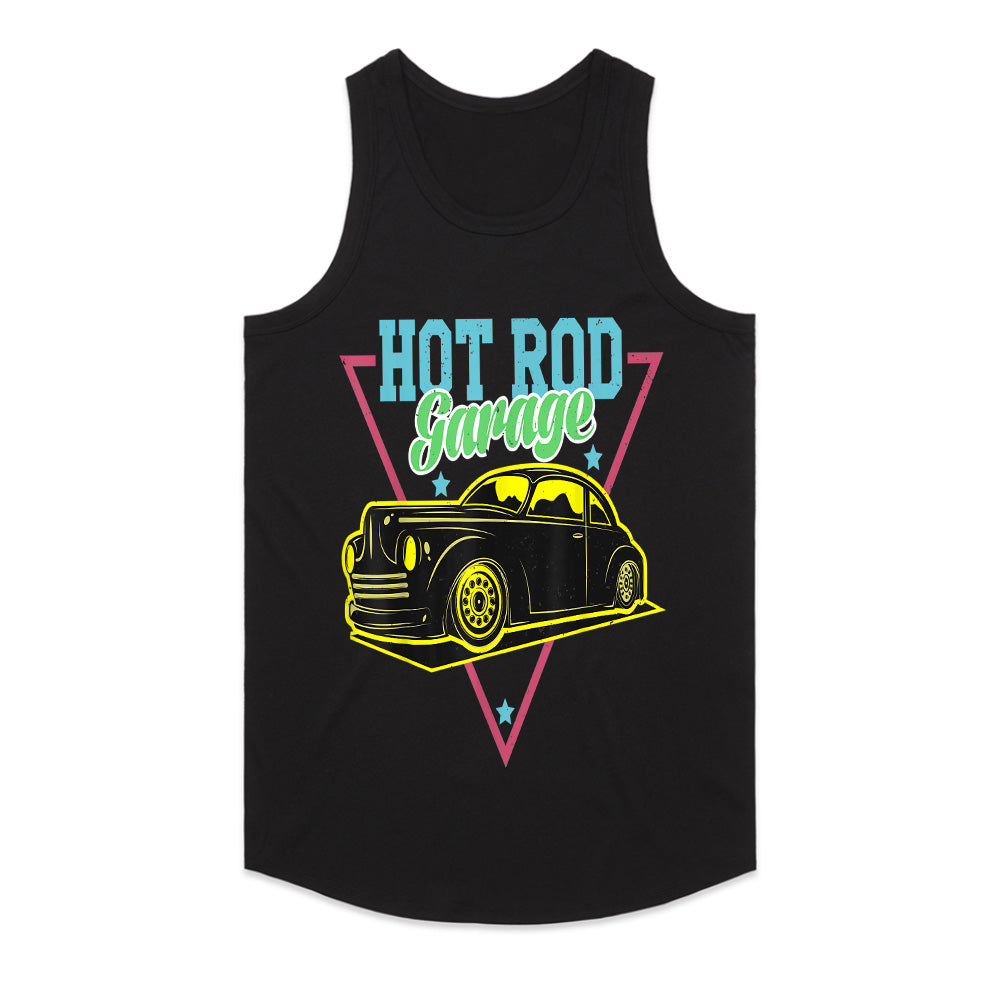 Hot Rod Garage Vintage Car Graphic T-Shirt – Retro Racing Streetwear