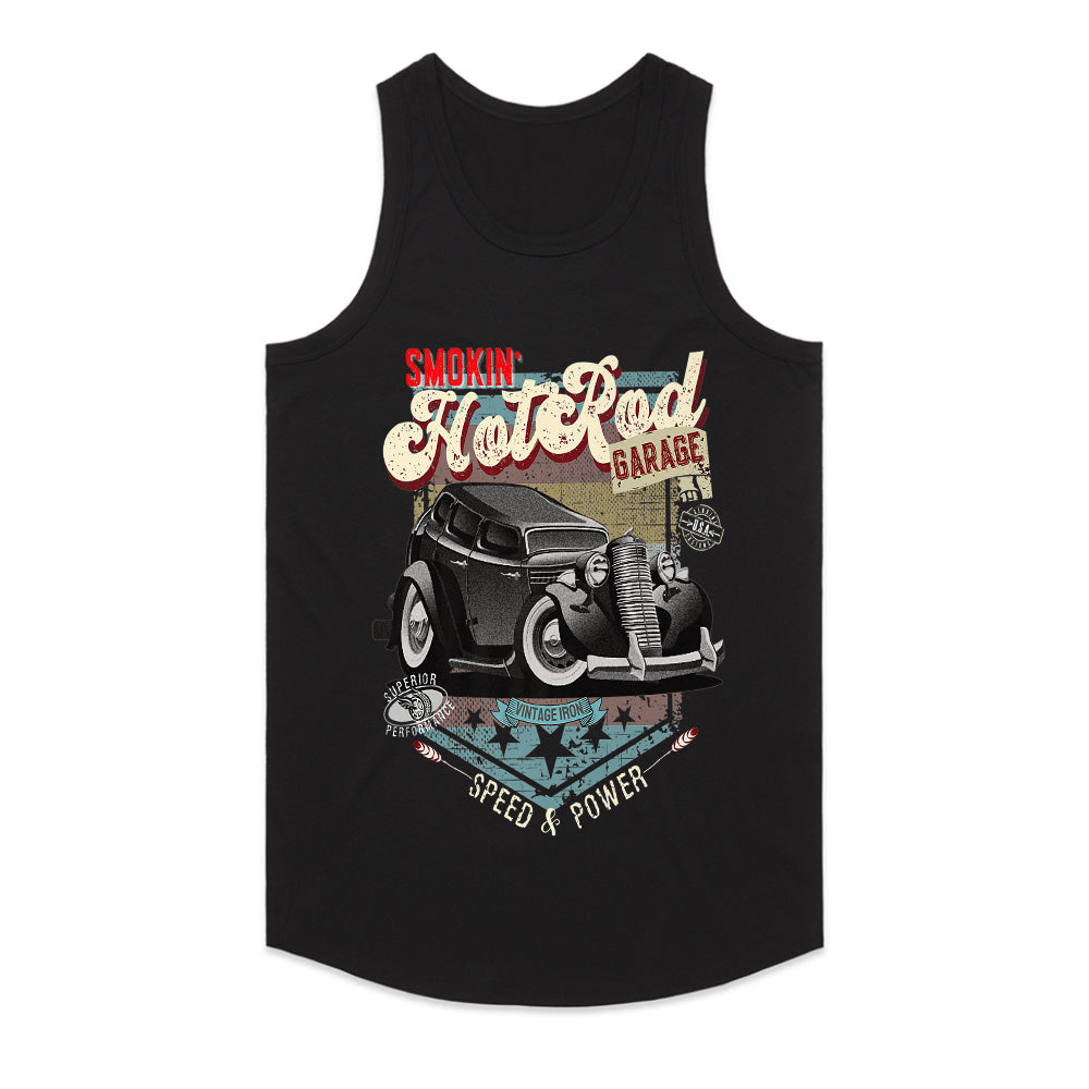 Hot Rod Garage Vintage Iron Muscle Car T-Shirt – Classic Speed & Power Design