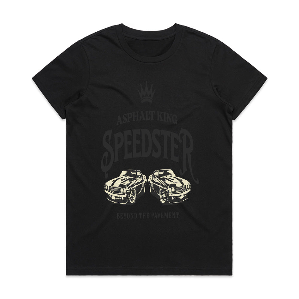 Asphalt King – Speedster Muscle Car Streetwear T-Shirt
