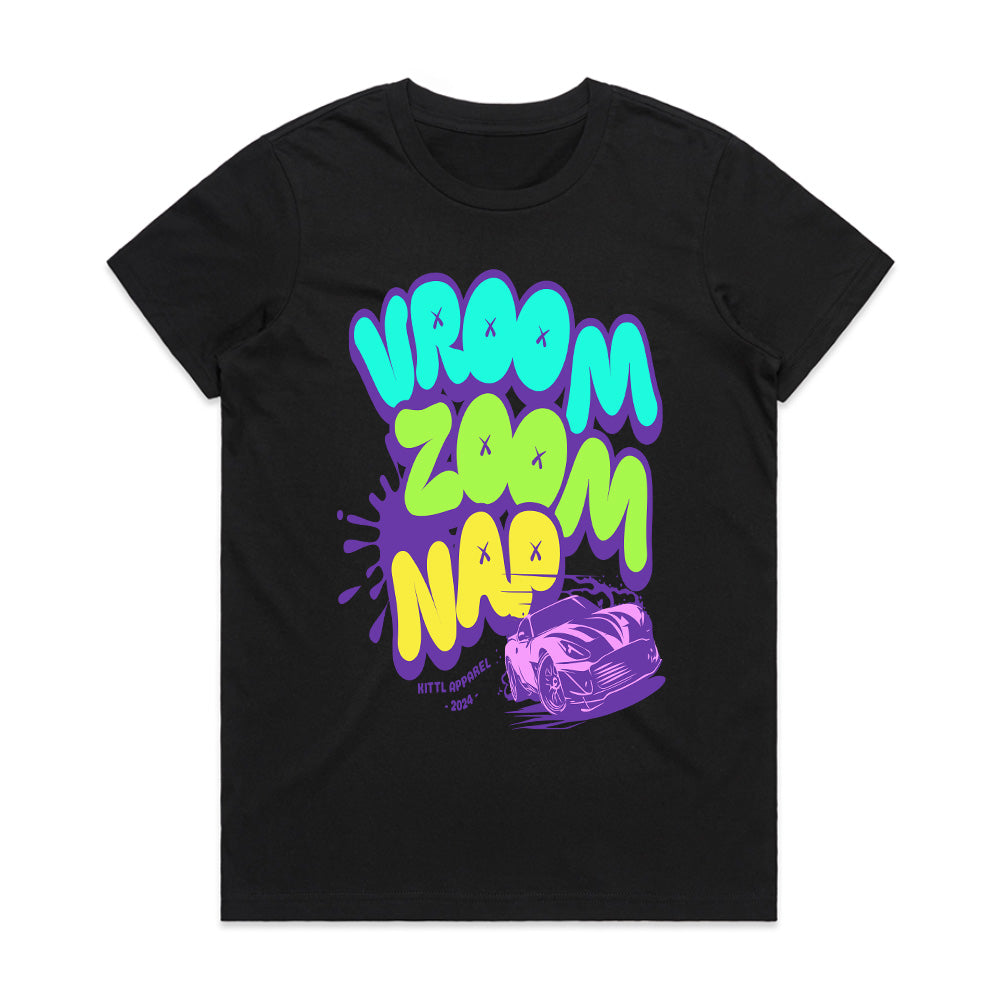 Vroom Zoom Nap – Fun & Fast Car Culture Streetwear T-Shirt