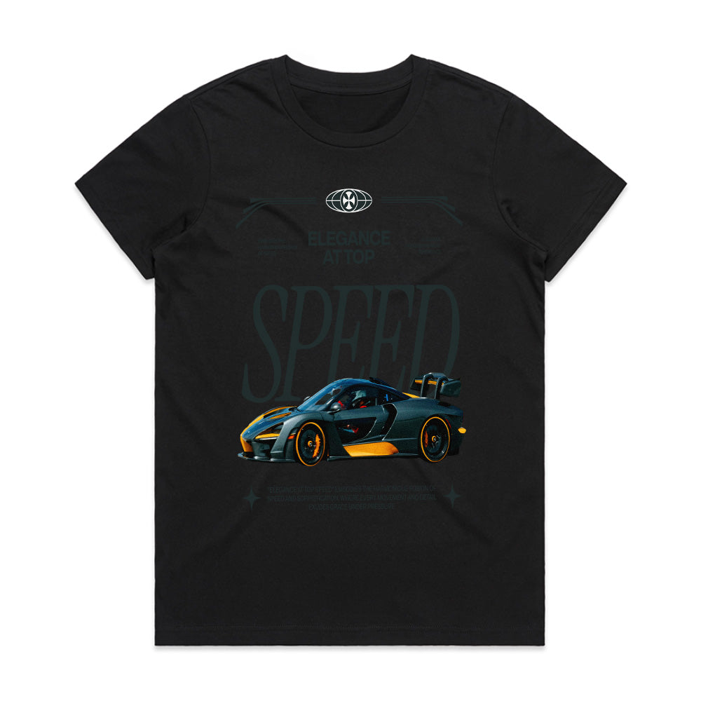 Elegance at Top Speed – Supercar Performance Streetwear T-Shirt