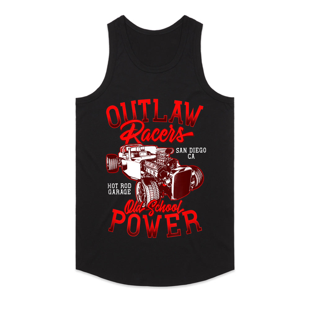Outlaw Racers – Old School Hot Rod Power T-Shirt
