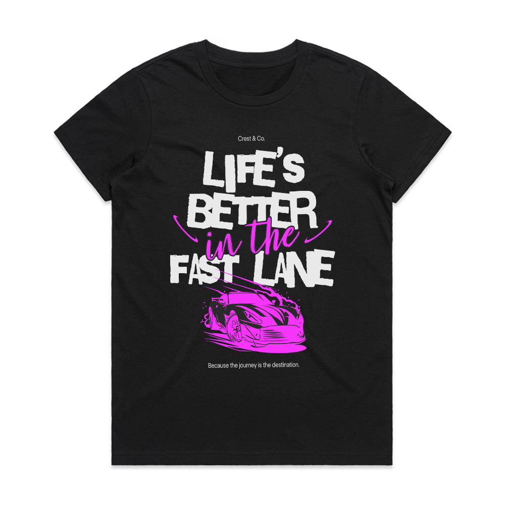 Life’s Better in the Fast Lane – High-Speed Racing Streetwear T-Shirt