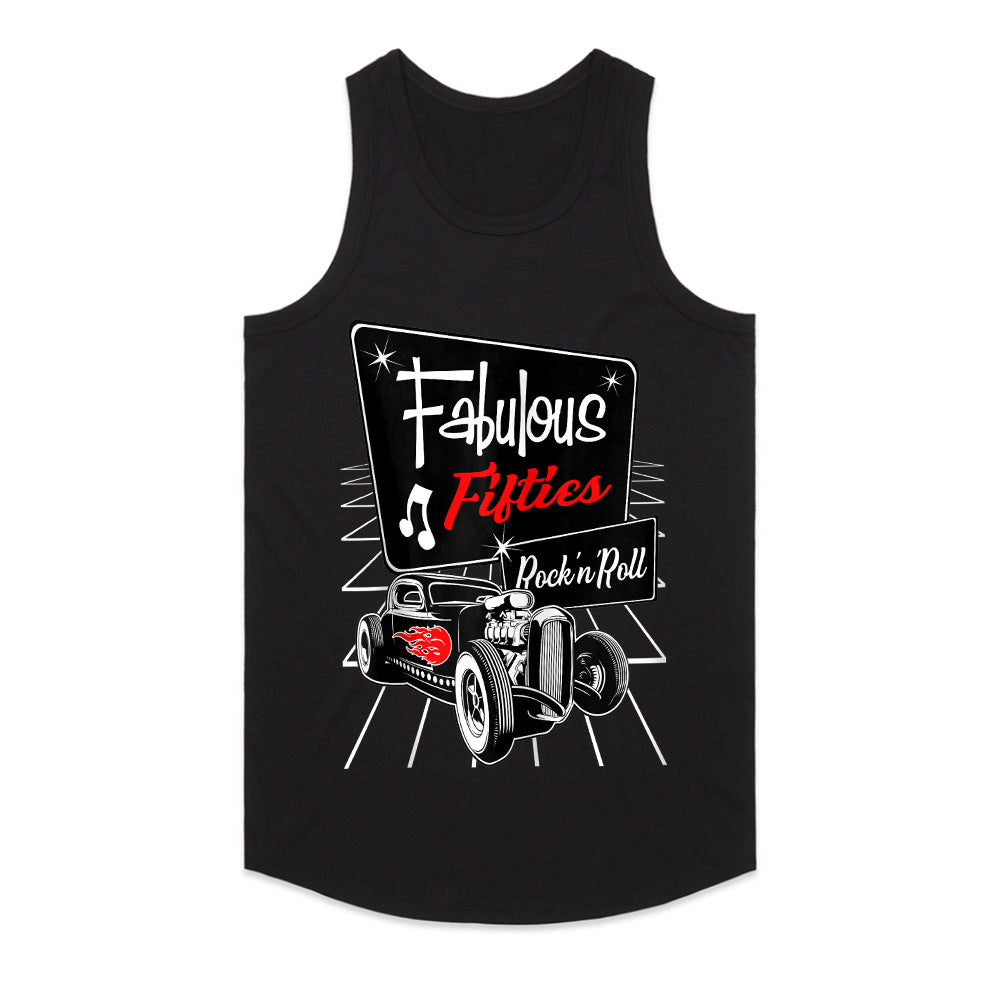 Fabulous Fifties Rock 'n Roll – Retro Hot Rod T-Shirt