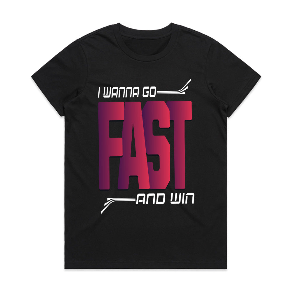 I Wanna Go Fast and Win – Speed Racer Streetwear T-Shirt
