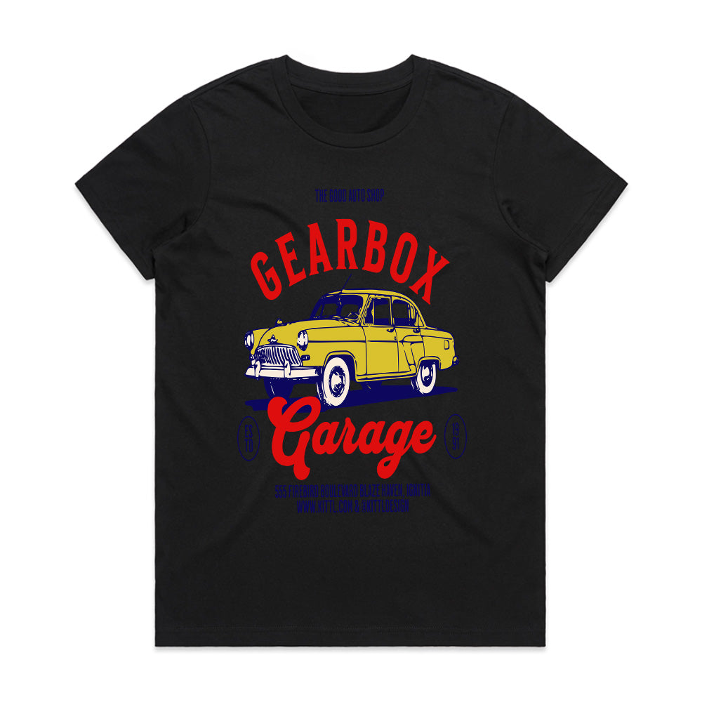 Gearbox Garage – Vintage Auto Shop Classic Tee