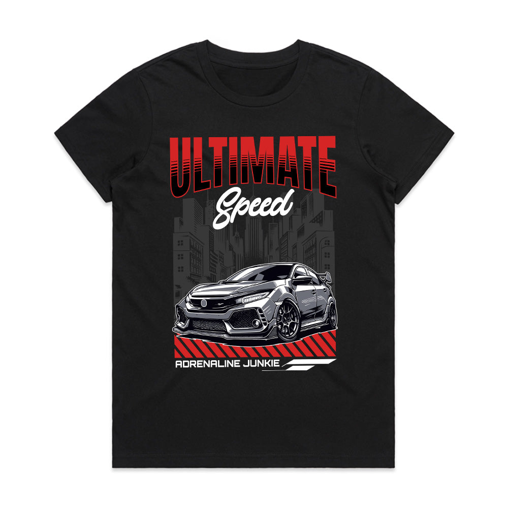 Ultimate Speed – Adrenaline Junkie Street Racing T-Shirt