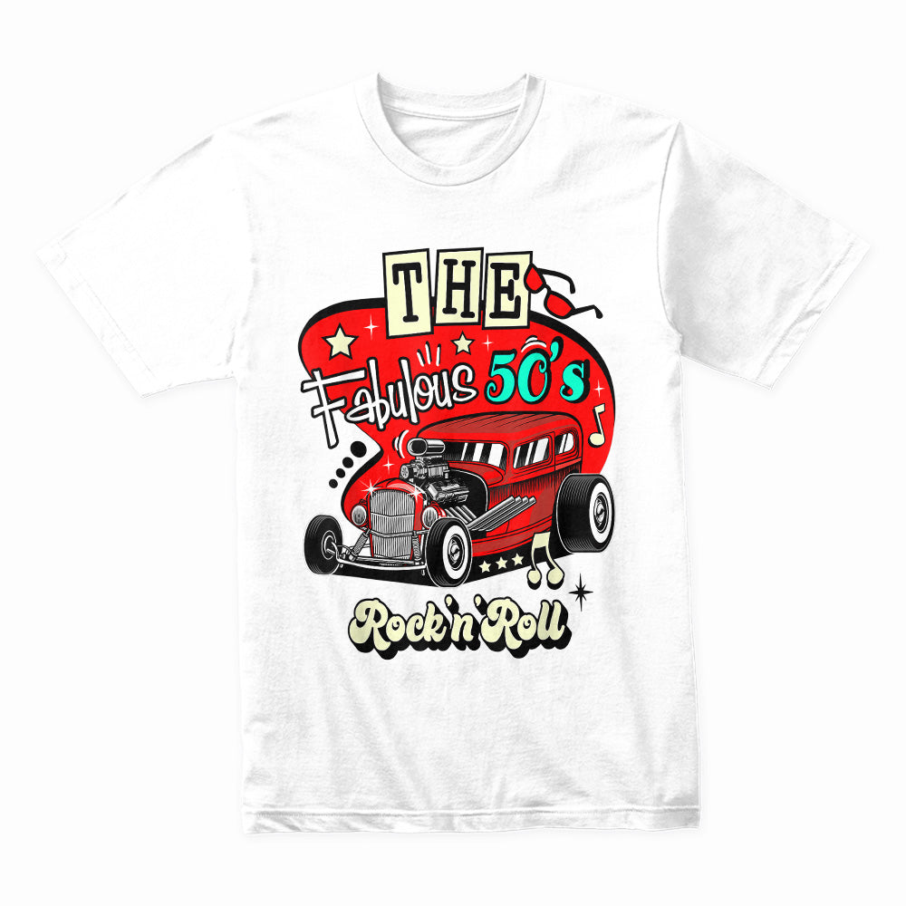 The Fabulous 50s Hot Rod Rock 'n Roll T-Shirt – Vintage Classic Car Tee