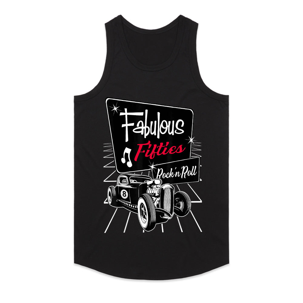 Fabulous 50s Rock & Roll Hot Rod T-Shirt – Retro Vintage Classic Car Tee