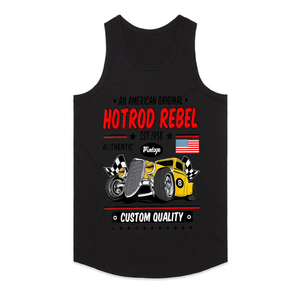 Hot Rod Rebel Vintage T-Shirt – Classic American Muscle Car Tee