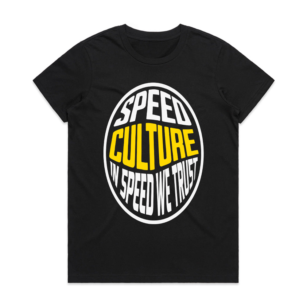 Speed Culture – In Speed We Trust Racing T-Shirt