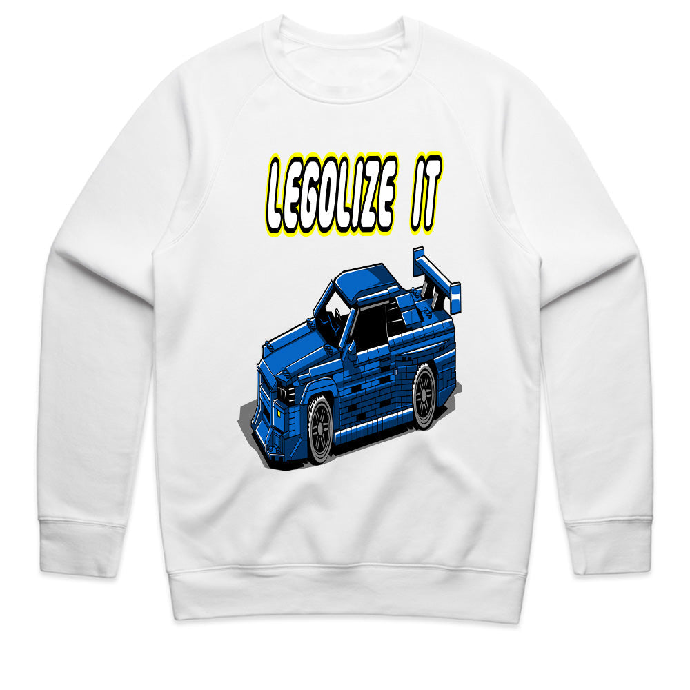LEGOlize It" – Retro Brick Racer T-Shirt for Car & Toy Enthusiasts