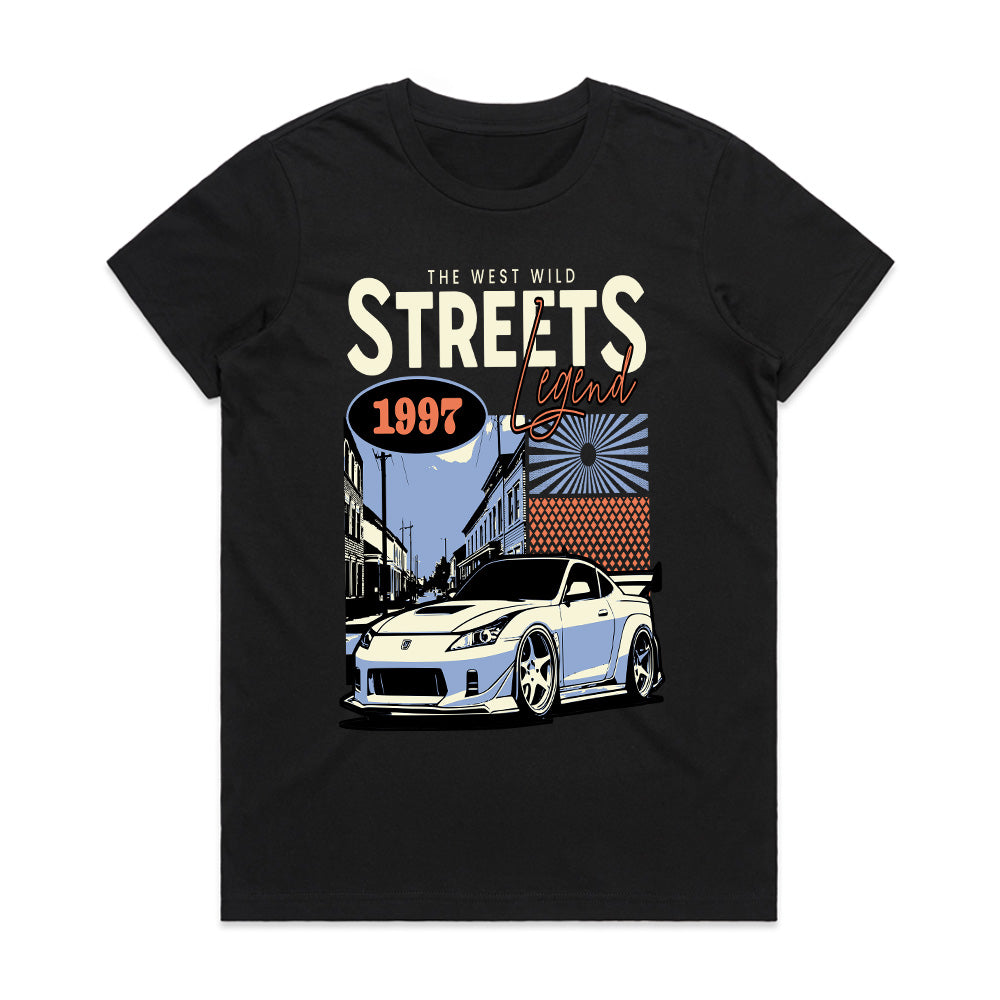 Streets Legend 1997" JDM Drift Car T-Shirt – Retro Street Racing Style