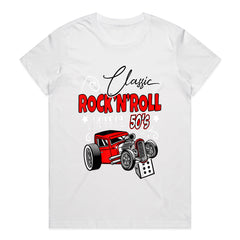 Classic Rock 'n' Roll 50s Hot Rod T-Shirt – Vintage Rockabilly Retro Car Tee