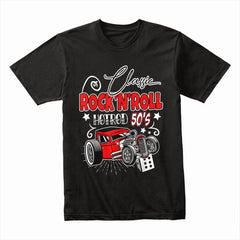 Classic Rock 'n' Roll 50s Hot Rod T-Shirt – Vintage Rockabilly Retro Car Tee