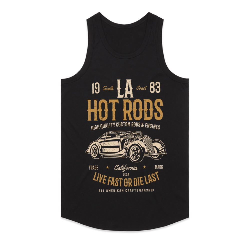 LA Hot Rods T-Shirt – Vintage Custom Rods & Engines Classic Car Tee