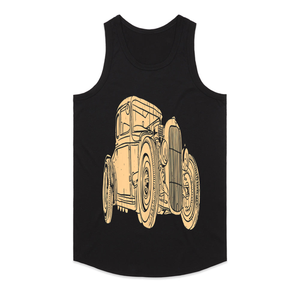 Vintage Hot Rod Coupe – Classic Retro Racing Tee