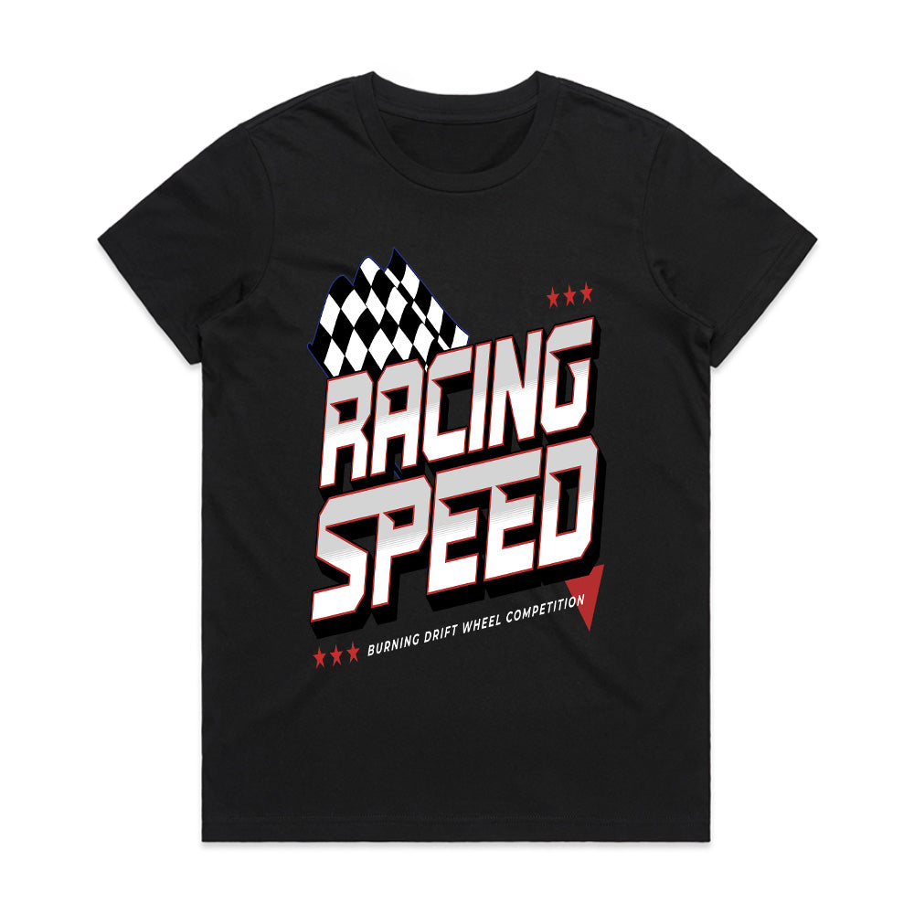 Racing Speed – Burning Drift Wheel Competition T-Shirt