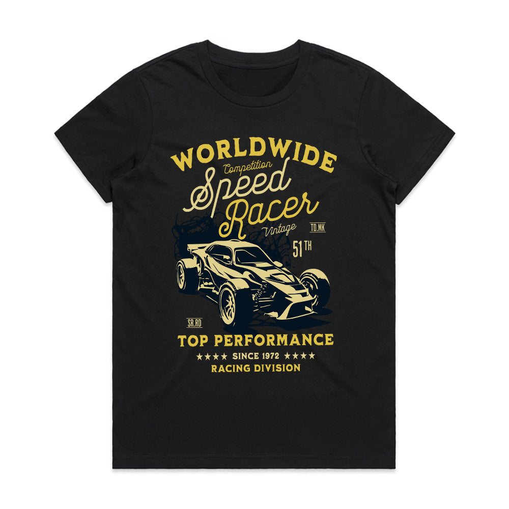 Worldwide Speed Racer - Vintage Racing Performance Tee