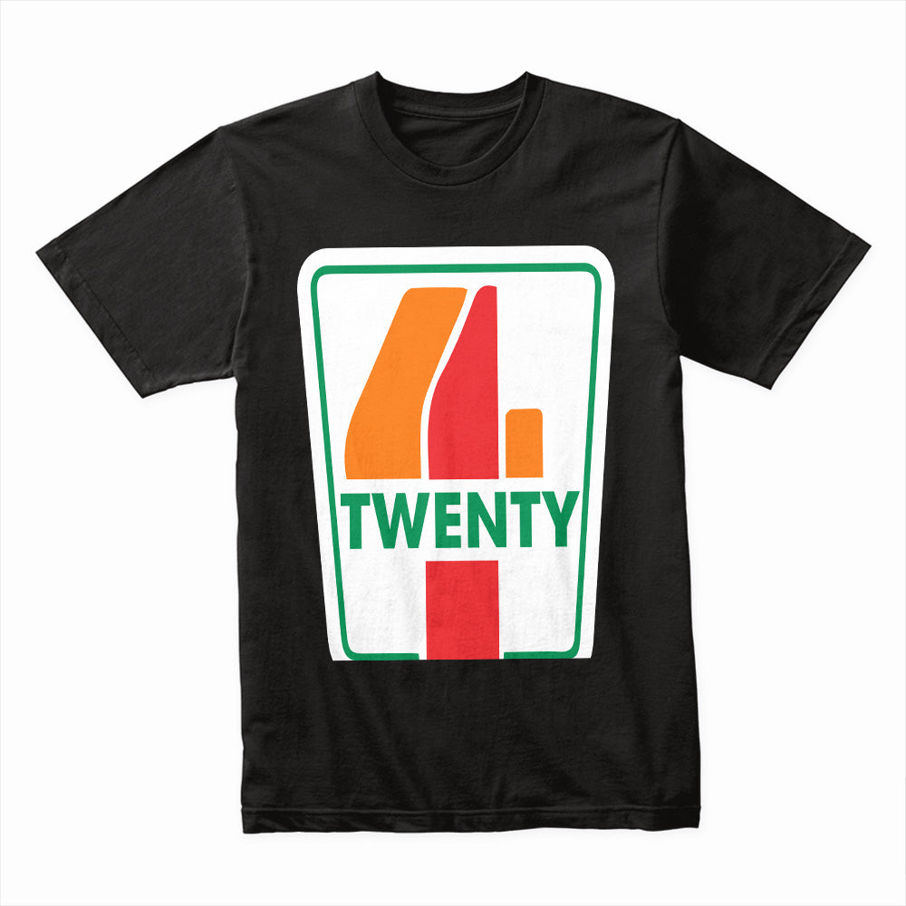 4-Twenty Street Style Graphic T-Shirt – Retro Design with Bold Typography