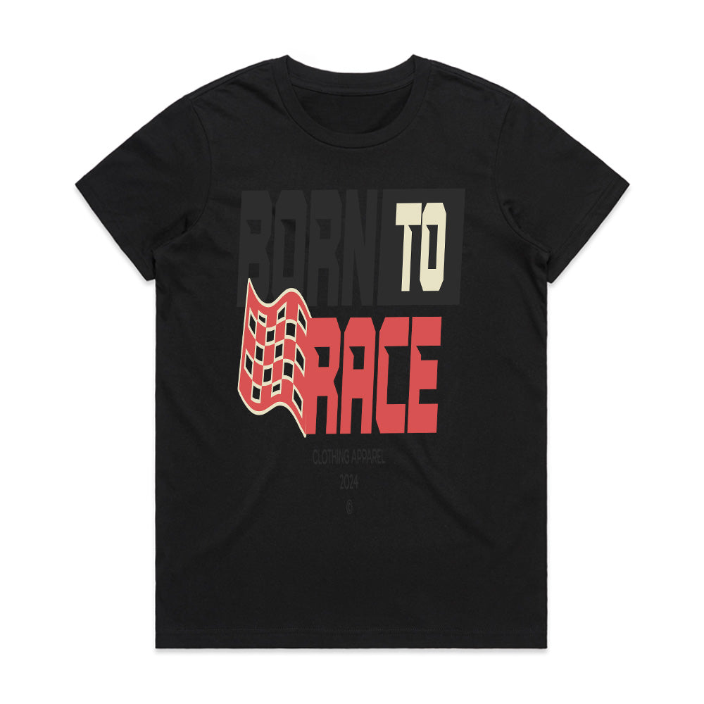 Born to Race Minimalist Racing Streetwear T-Shirt