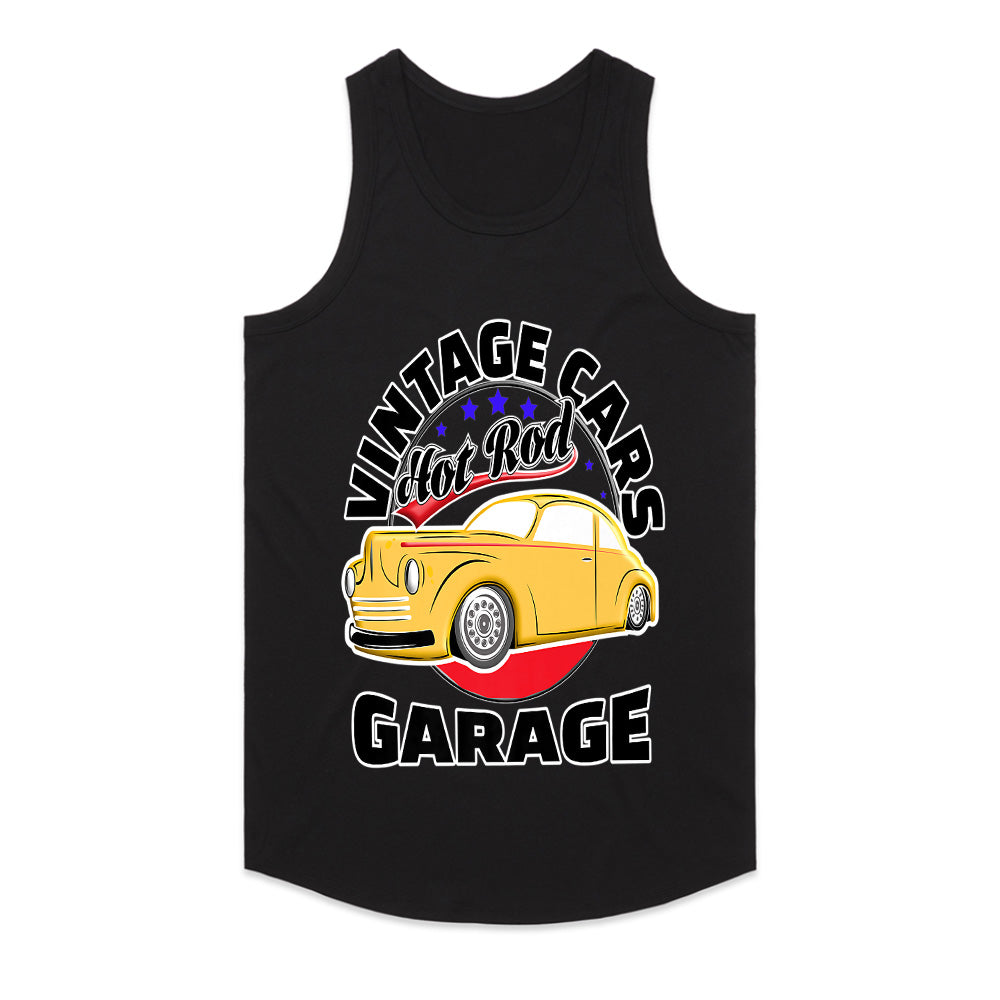 Vintage Cars Garage Hot Rod T-Shirt – Classic Retro Automotive Design