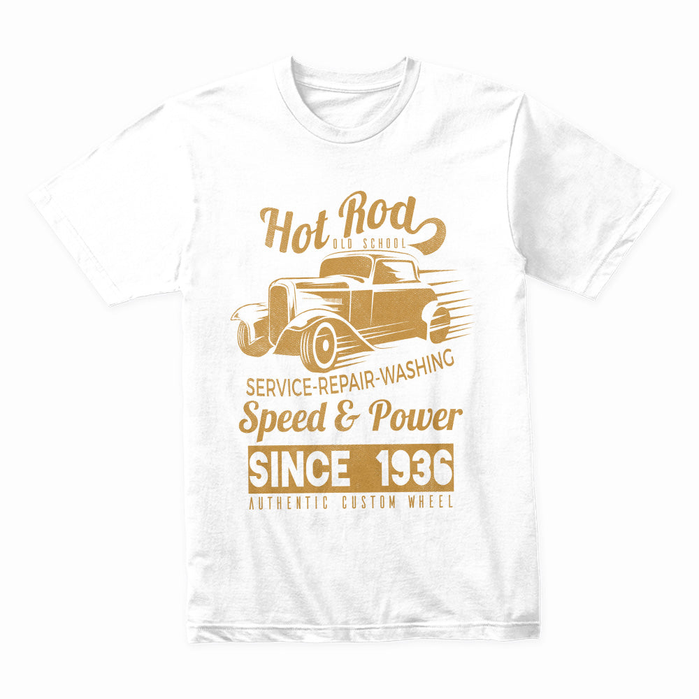 Hot Rod Old School T-Shirt – Vintage Speed & Power Classic Car Design