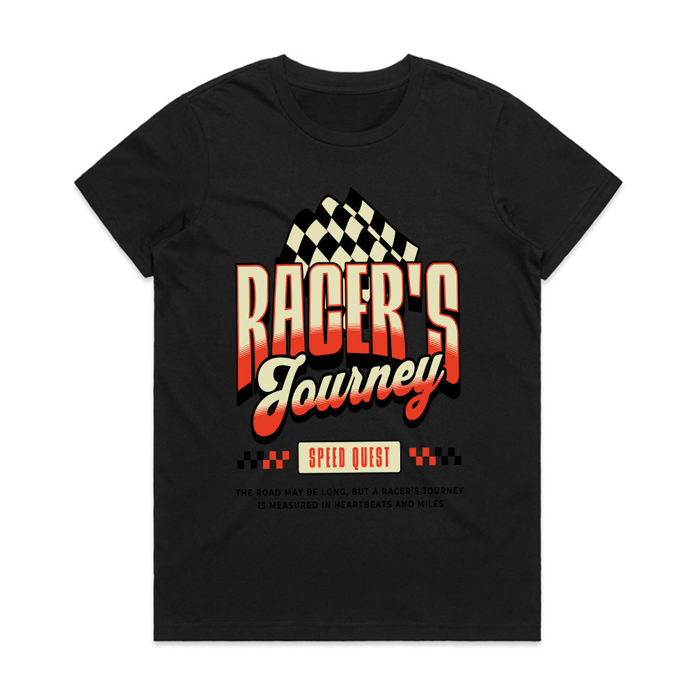 Racer’s Journey Retro Racing T-Shirt – Speed Quest Edition