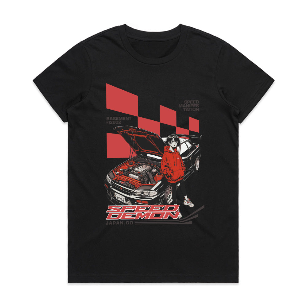 Speed Demon JDM Streetwear T-Shirt – Underground Racing Vibes