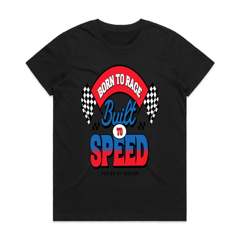 Born to Race, Built to Speed – Classic Racing Streetwear Tee