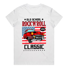 Old School Rock 'n' Roll 1958 Classic Car T-Shirt – Vintage American Retro Tee