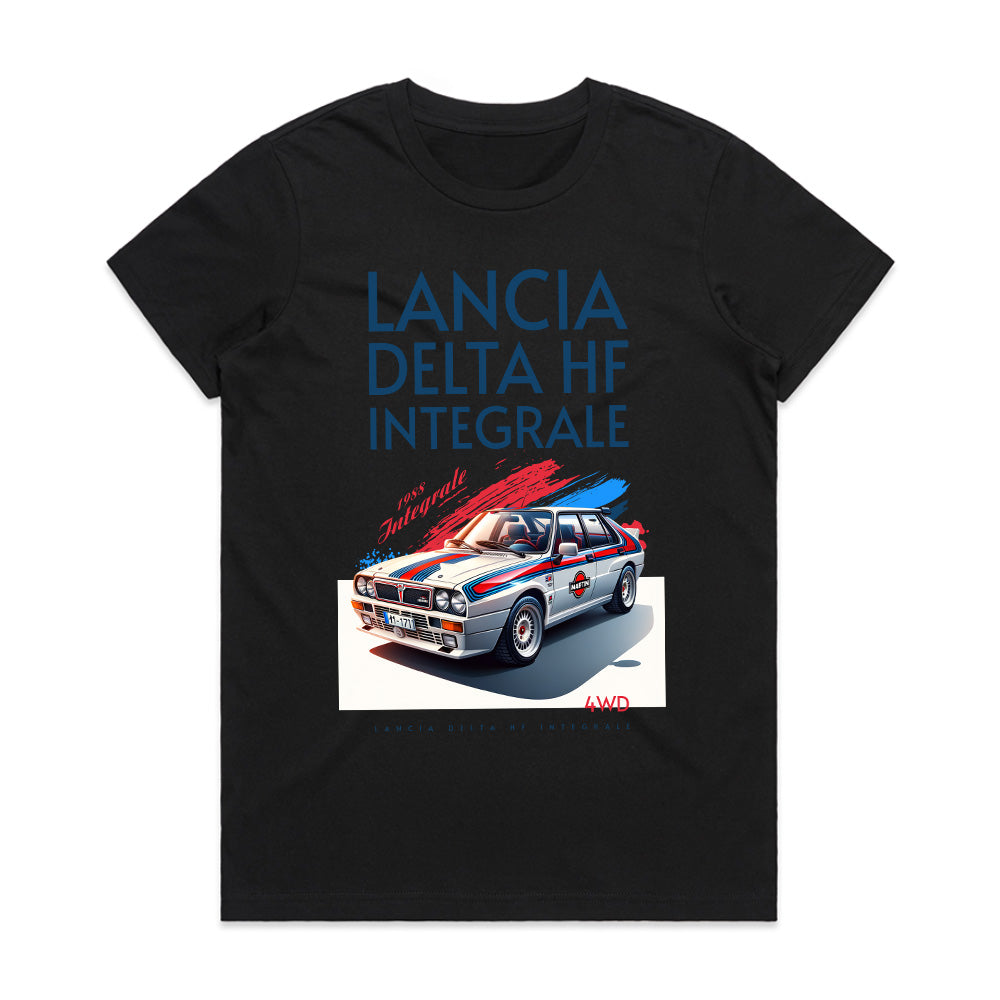 Lancia Delta HF Integrale – Iconic Rally Legend Graphic Tee
