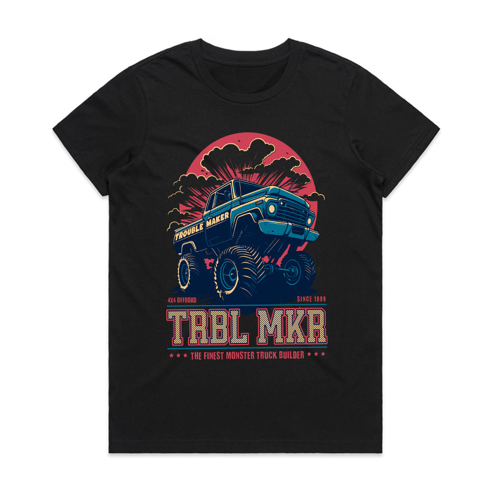 TRBL MKR – Monster Truck Off-Road Adventure T-Shirt