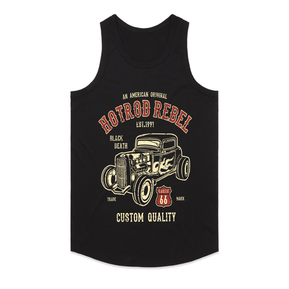 Hot Rod Rebel T-Shirt – Vintage Route 66 Classic Car Design