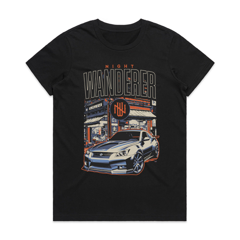 Night Wanderer JDM T-Shirt – Midnight Street Racing Vibes