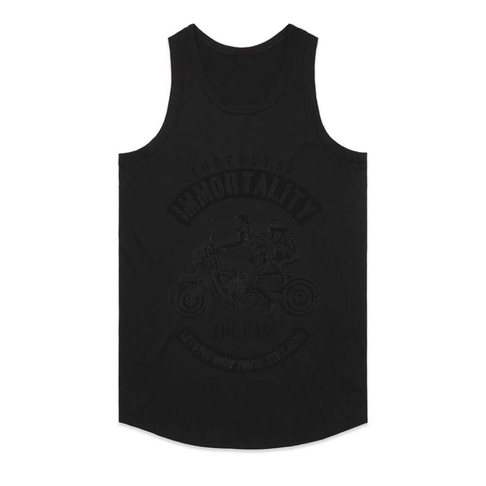 "The Cost of Immortality" Motorcycle T-Shirt – Biker Lifestyle & Freedom Design