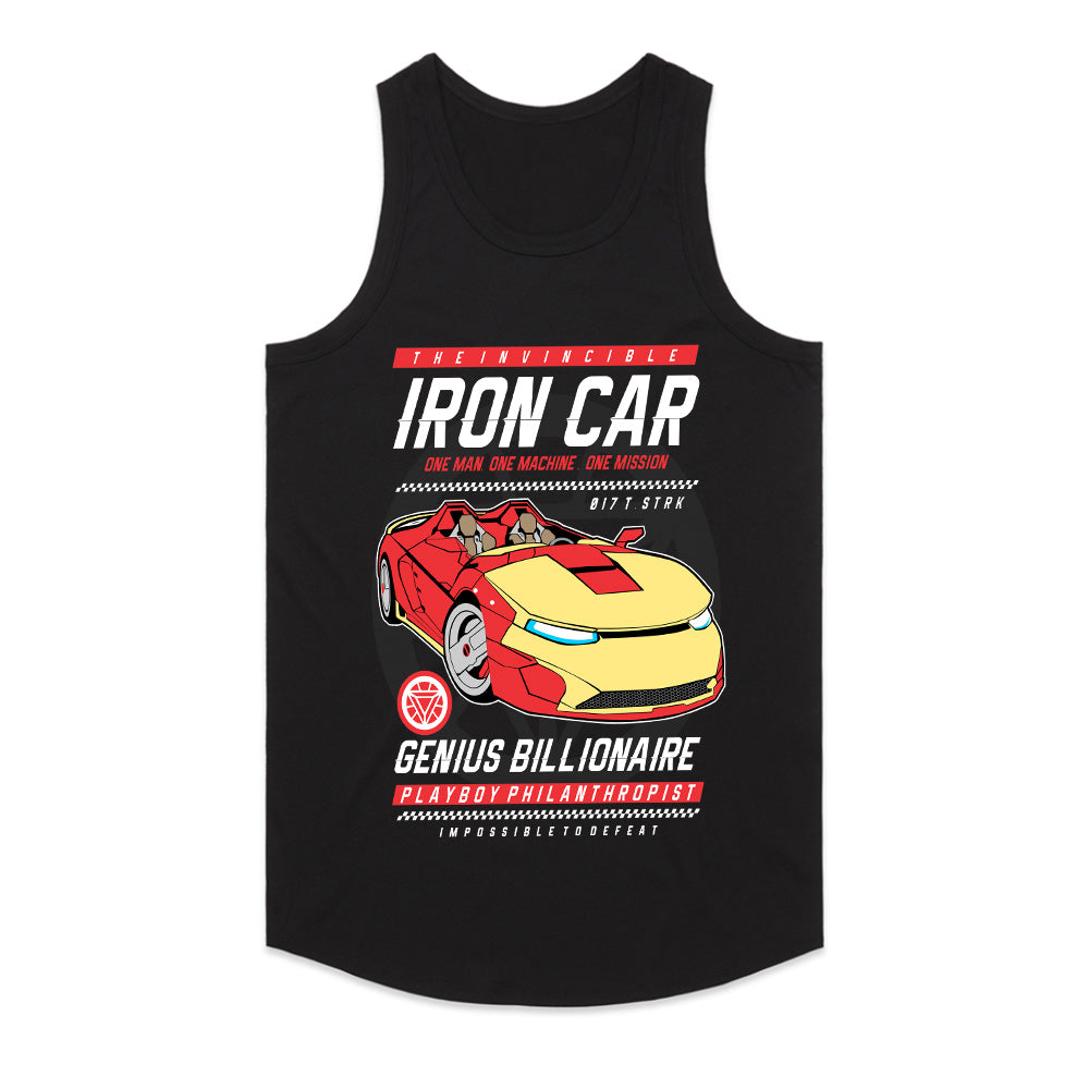 Iron Car T-Shirt – Genius, Billionaire, Playboy, Philanthropist Tribute
