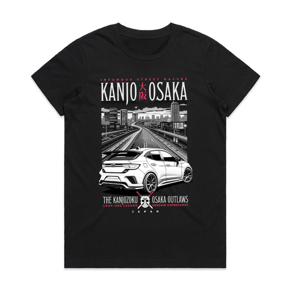 KANJO OSAKA T-Shirt – Kanjozoku Street Racing Outlaws