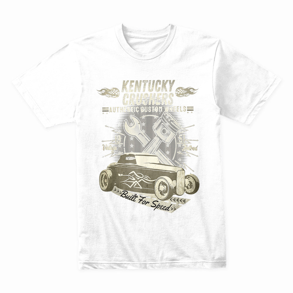 Kentucky Crushers Hot Rod Vintage T-Shirt – Built for Speed!