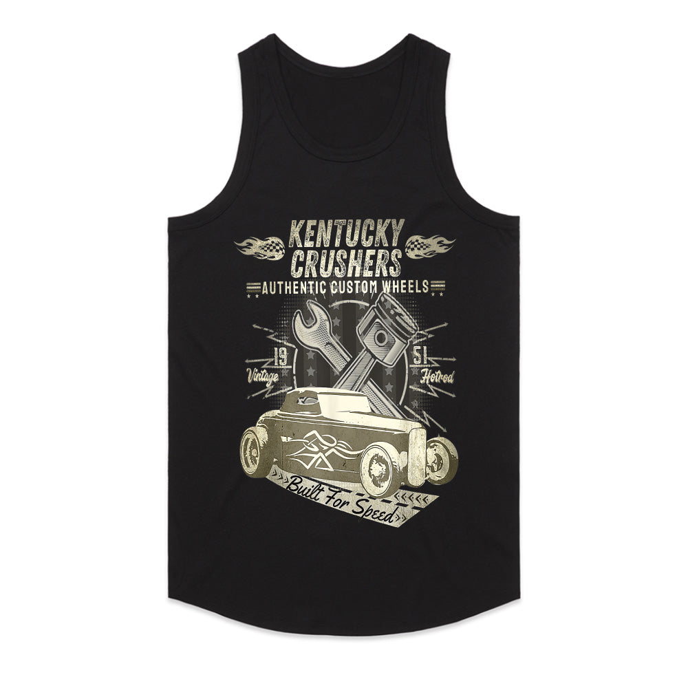 Kentucky Crushers Hot Rod Vintage T-Shirt – Built for Speed!