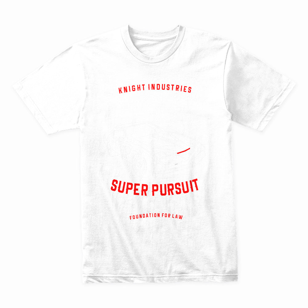 Knight Rider Super Pursuit Mode T-Shirt – Iconic 80s TV Classic!