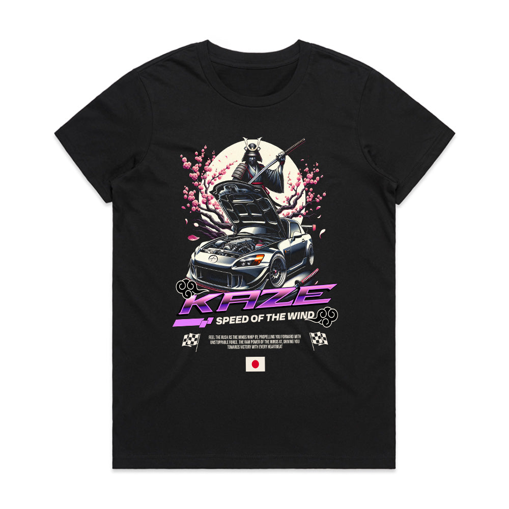 KAZE: Speed of the Wind T-Shirt – Samurai Spirit Meets JDM Power