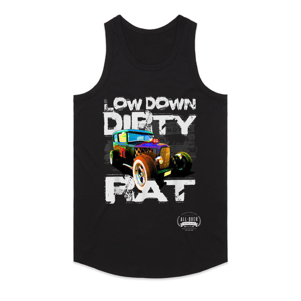 Low Down Dirty Rat – Vintage Hot Rod T-Shirt
