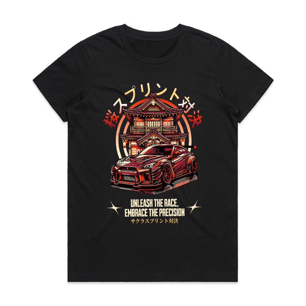 SAKURA SPRINT SHOWDOWN T-Shirt – Precision Meets Speed